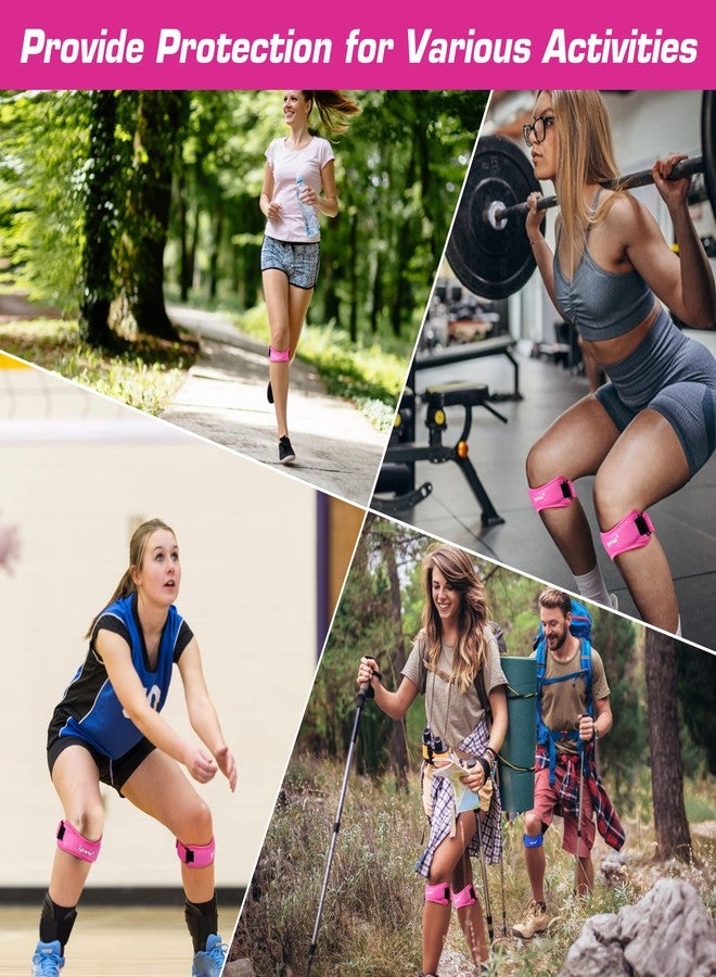 IPOW 2 Pack Knee Pain Relief & Patella Stabilizer Knee Strap Brace Support for Hiking, Soccer, Basketball, Running, Jumpers Knee, Tennis, Volleyball & Squats - Image 4